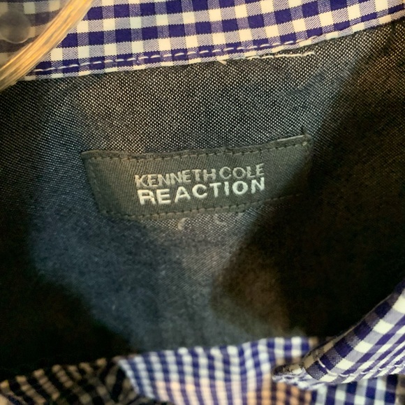 Kenneth Cole Reaction/ Men’s long sleeve button down/ size Large - Picture 4 of 7